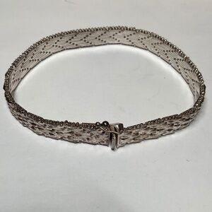 Sterling Silver Italian Bracelet. 7.25 inches long